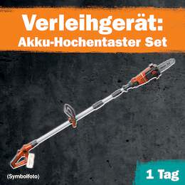 1288700 - Akku-Hochentaster Set 1 Tag Leihdauer